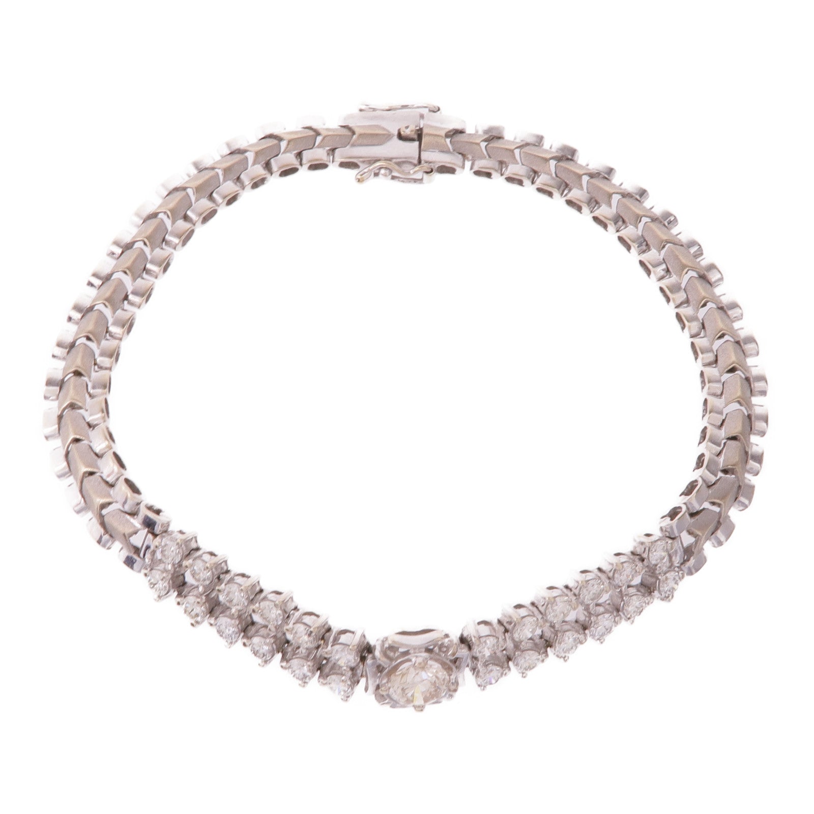 JEWELRY 【激減優惠】18K白金Diamond Bracelet鑽石手鏈