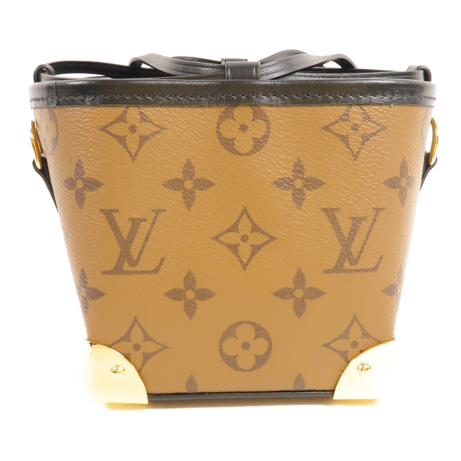 LOUIS VUITTON Monogram Reverse Noe Purse LV Charms金扣肩背袋