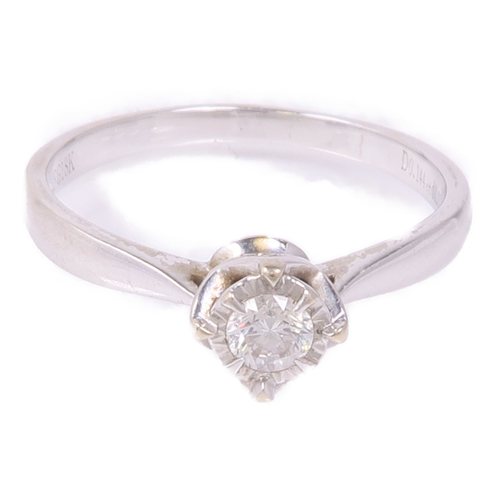 JEWELRY 18K白金Diamond Ring鑽石戒指US#6.5