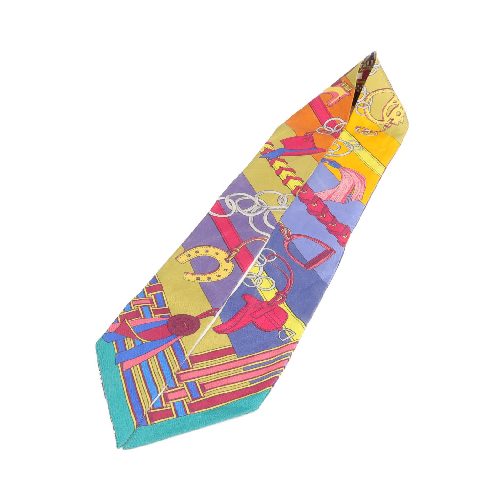 HERMES 【激減優惠】絲質Twilly絲巾