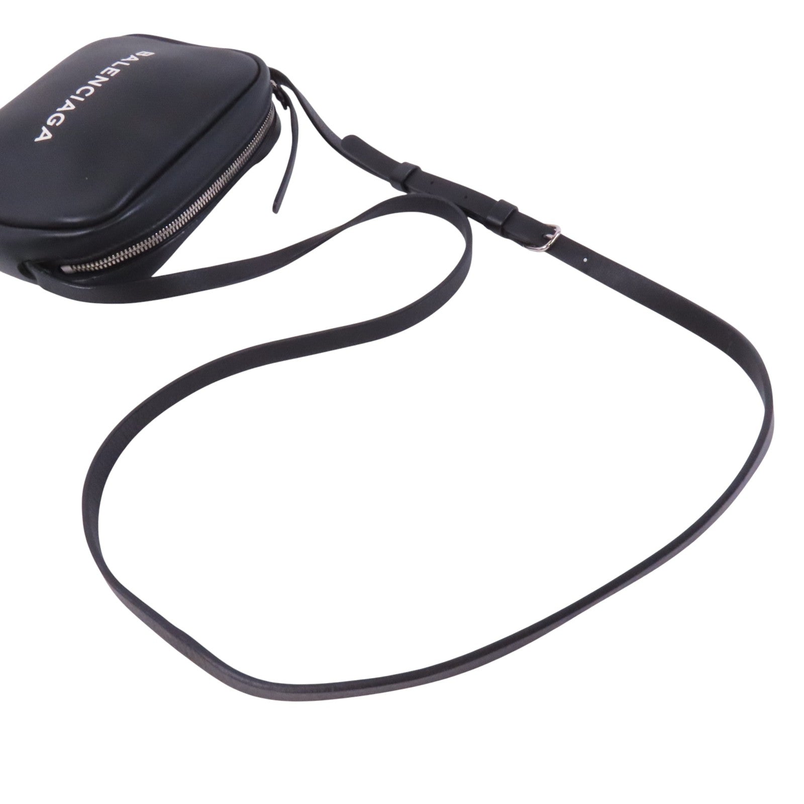 BALENCIAGA 牛皮皮革Everyday Camera Bag銀扣肩背袋