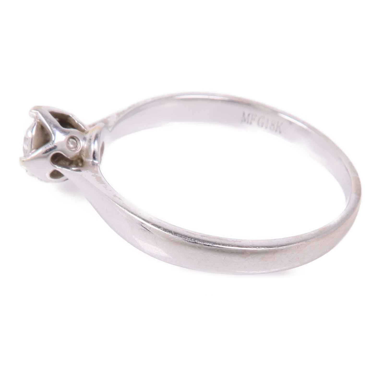 JEWELRY 18K白金Diamond Ring鑽石戒指US#6.5