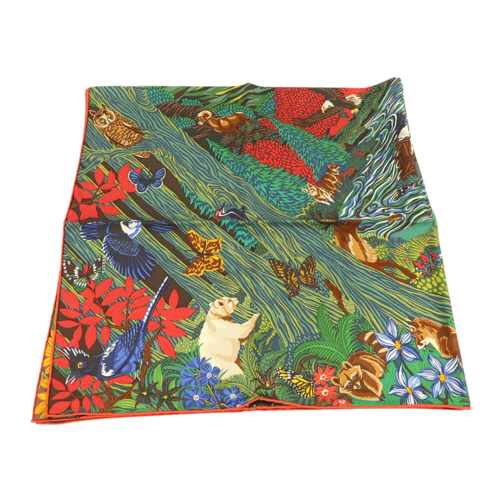 HERMES 絲質Scarf 90x90cm絲巾