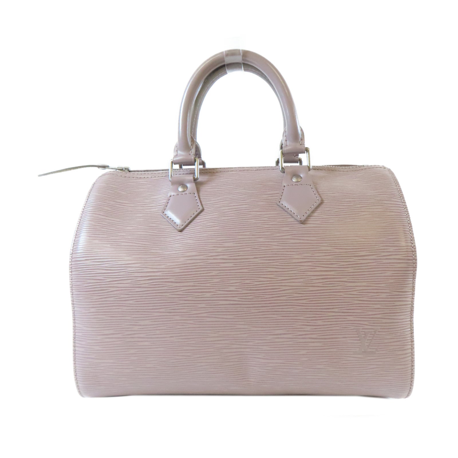 LOUIS VUITTON Epi Speedy 25銀扣手挽袋灰色