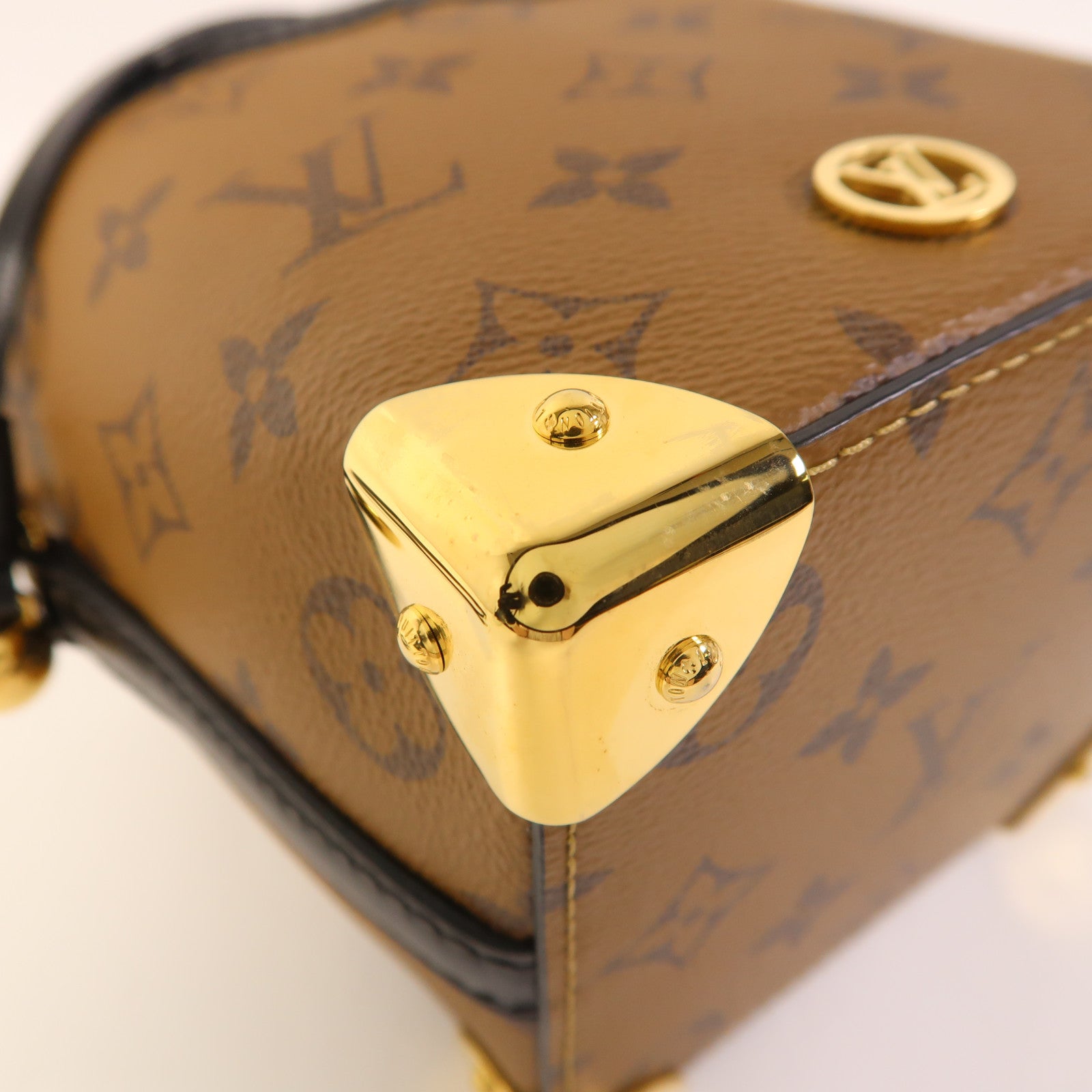 LOUIS VUITTON Monogram Reverse Noe Purse金扣肩背袋