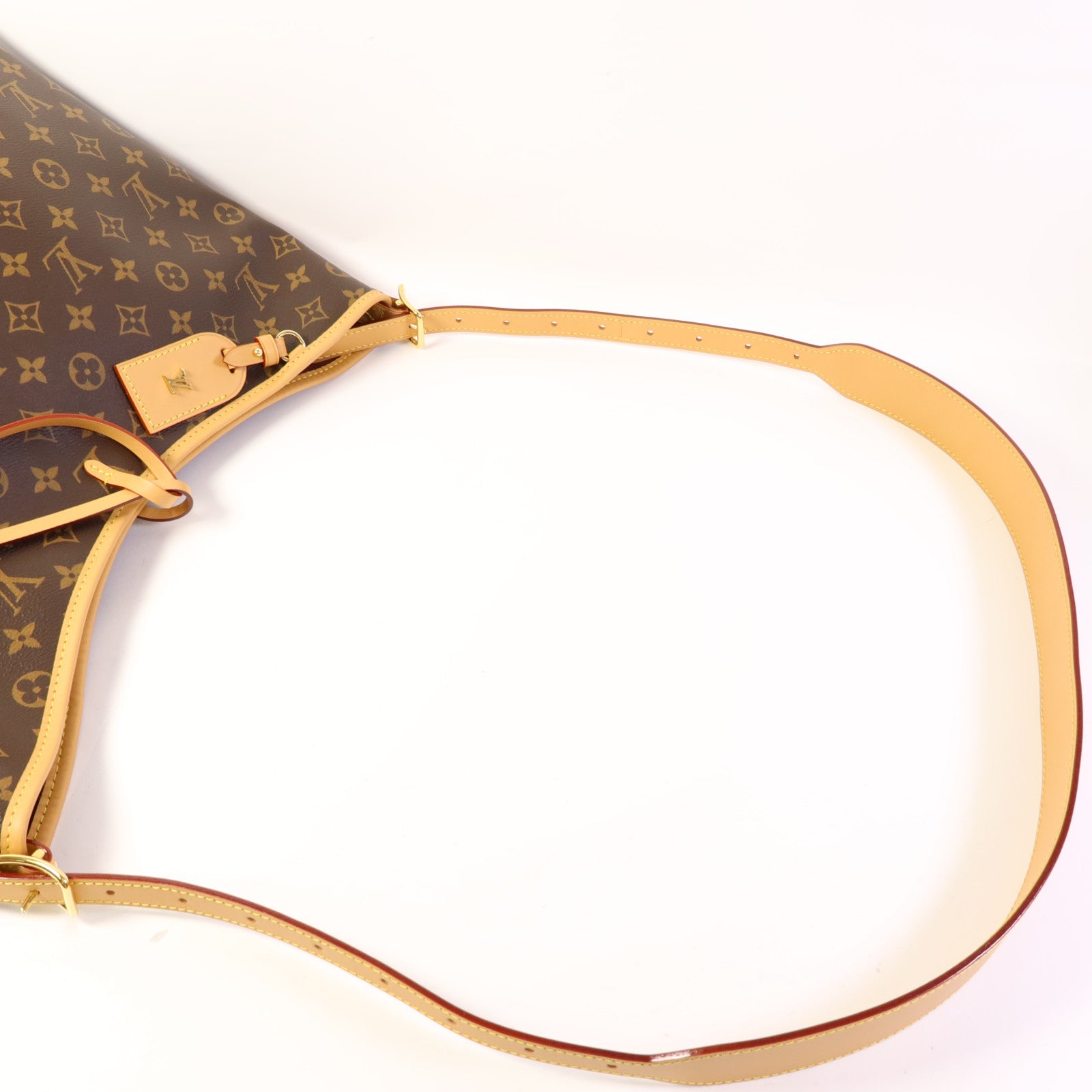 LOUIS VUITTON Monogram Carry All MM金扣肩背袋
