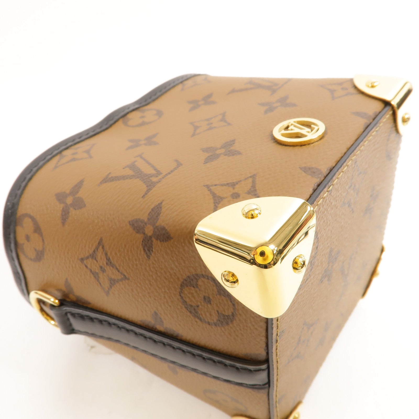 LOUIS VUITTON Monogram Reverse Noe Purse LV Charms金扣肩背袋