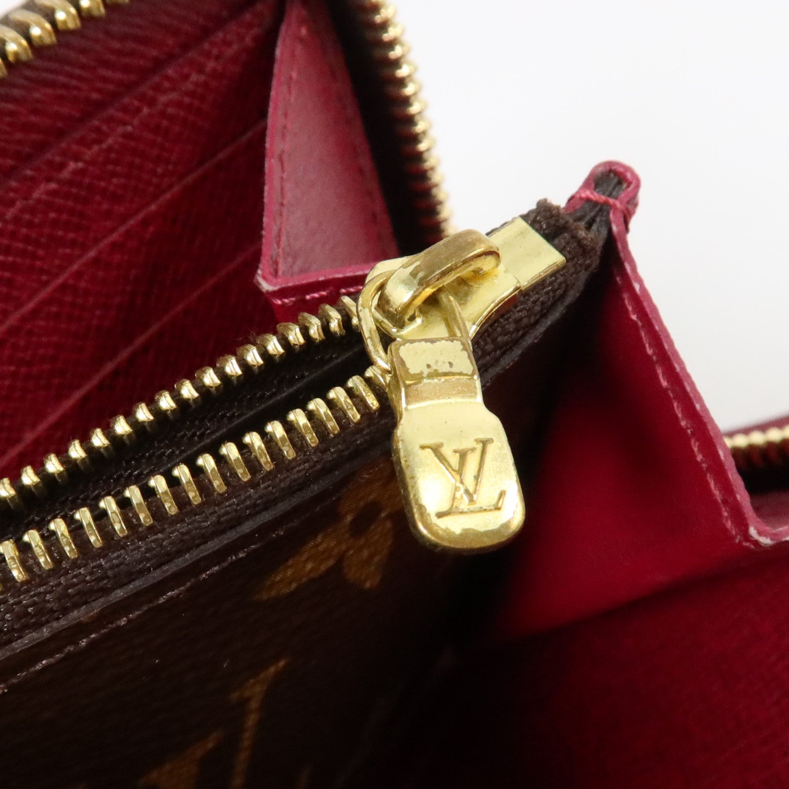 LOUIS VUITTON Monogram Clemence Long Wallet金扣長錢包