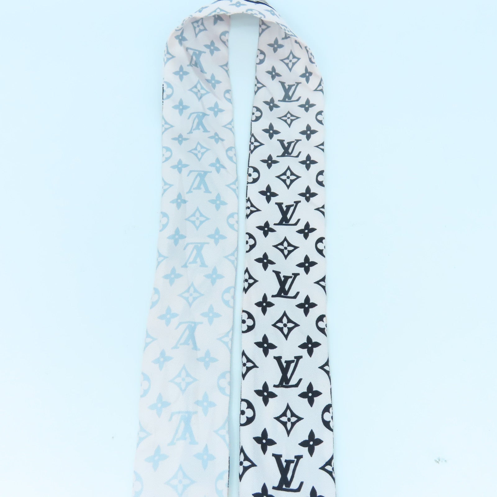 LOUIS VUITTON 絲質Scarf絲巾粉紅色/黑色/灰色