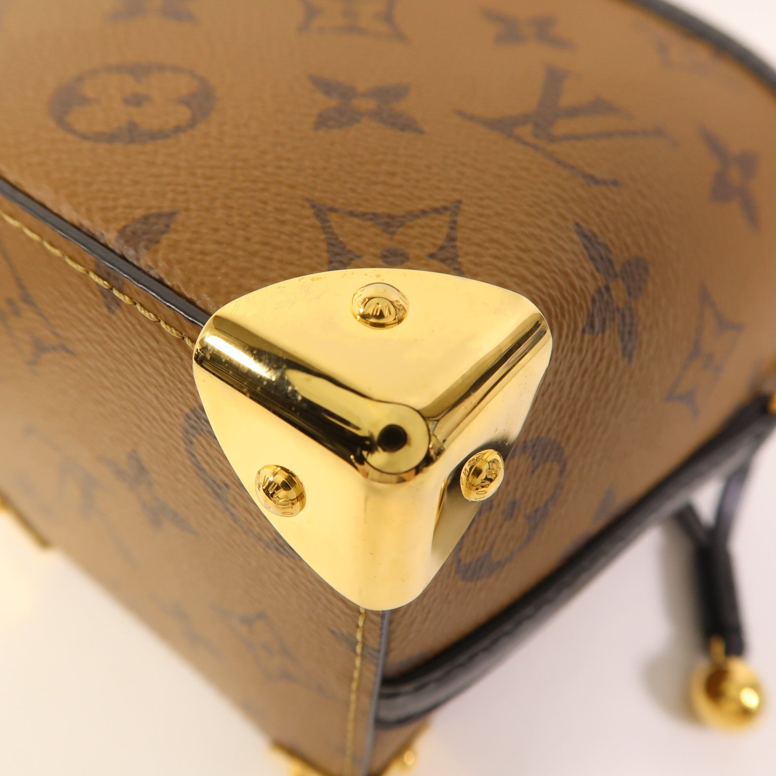LOUIS VUITTON Monogram Reverse Noe Purse金扣肩背袋