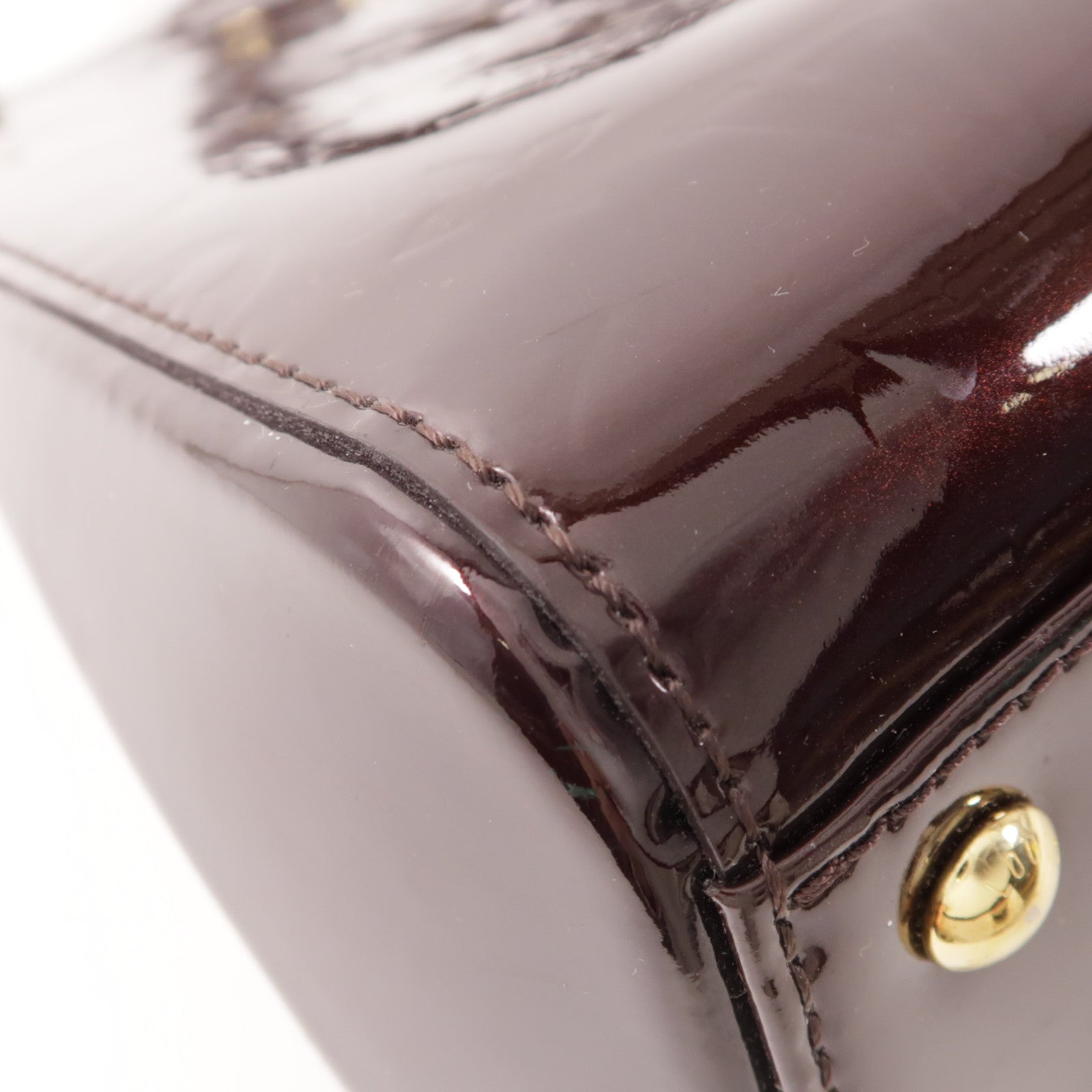 LOUIS VUITTON Monogram Vernis Brea MM金扣手挽肩背兩用袋