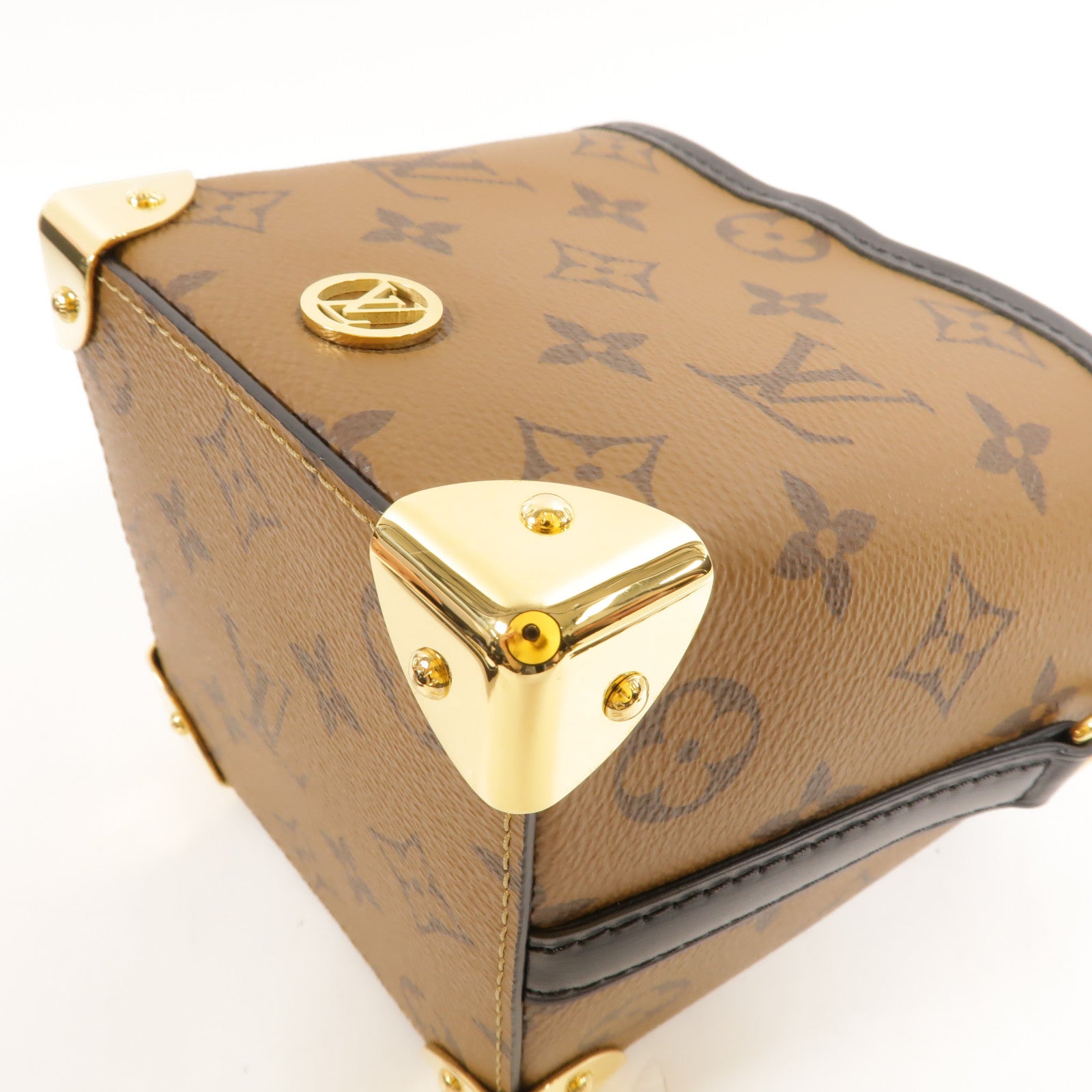 LOUIS VUITTON Monogram Reverse Noe Purse LV Charms金扣肩背袋
