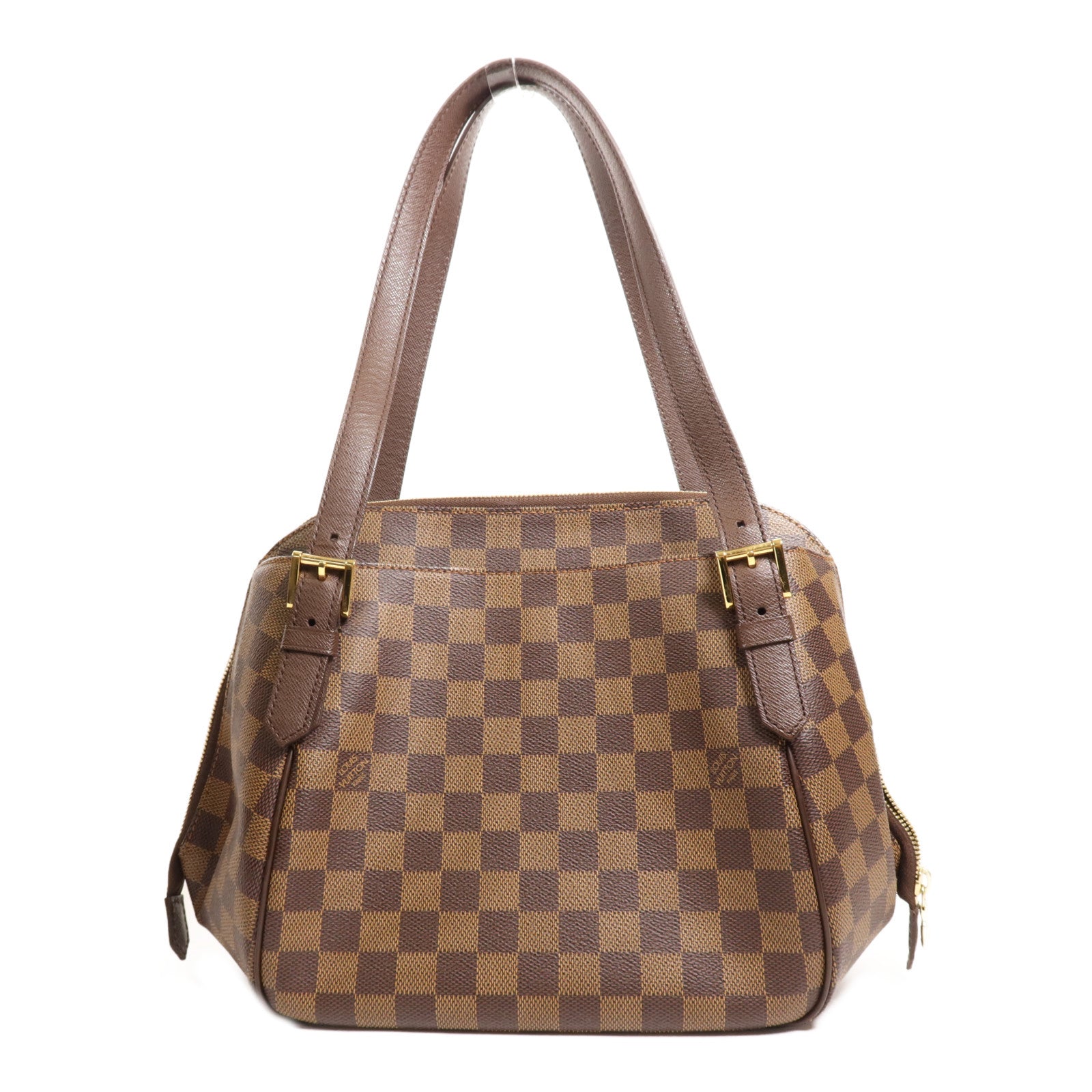 LOUIS VUITTON Damier Belem MM金扣肩背袋