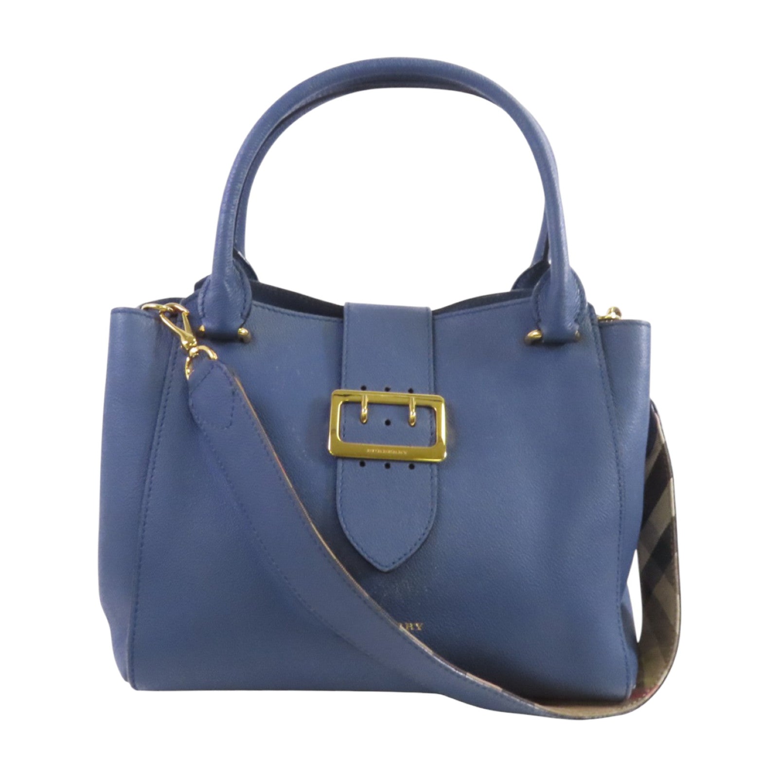 BURBERRY 【激減優惠】牛皮皮革Buckle Tote Bag金扣手挽肩背兩用袋