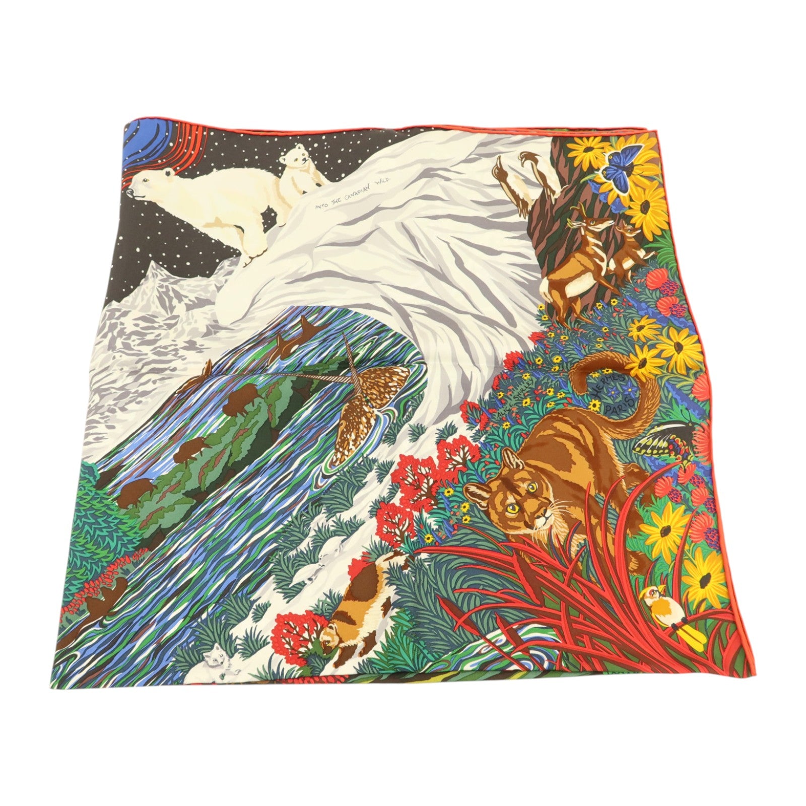 HERMES 絲質Scarf 90x90cm絲巾
