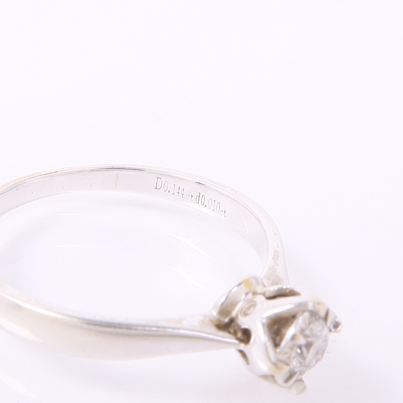 JEWELRY 【激減優惠】18K白金Diamond Ring鑽石戒指US#6.5