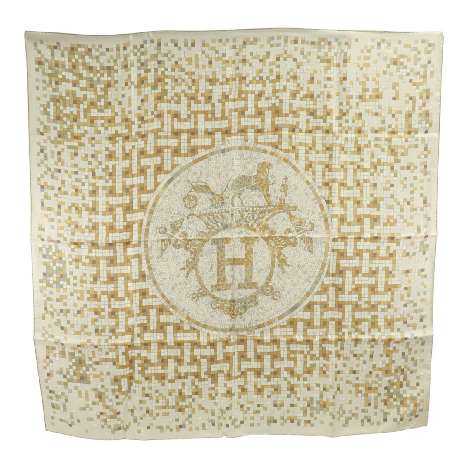 HERMES 絲質Scarf 90x90cm絲巾