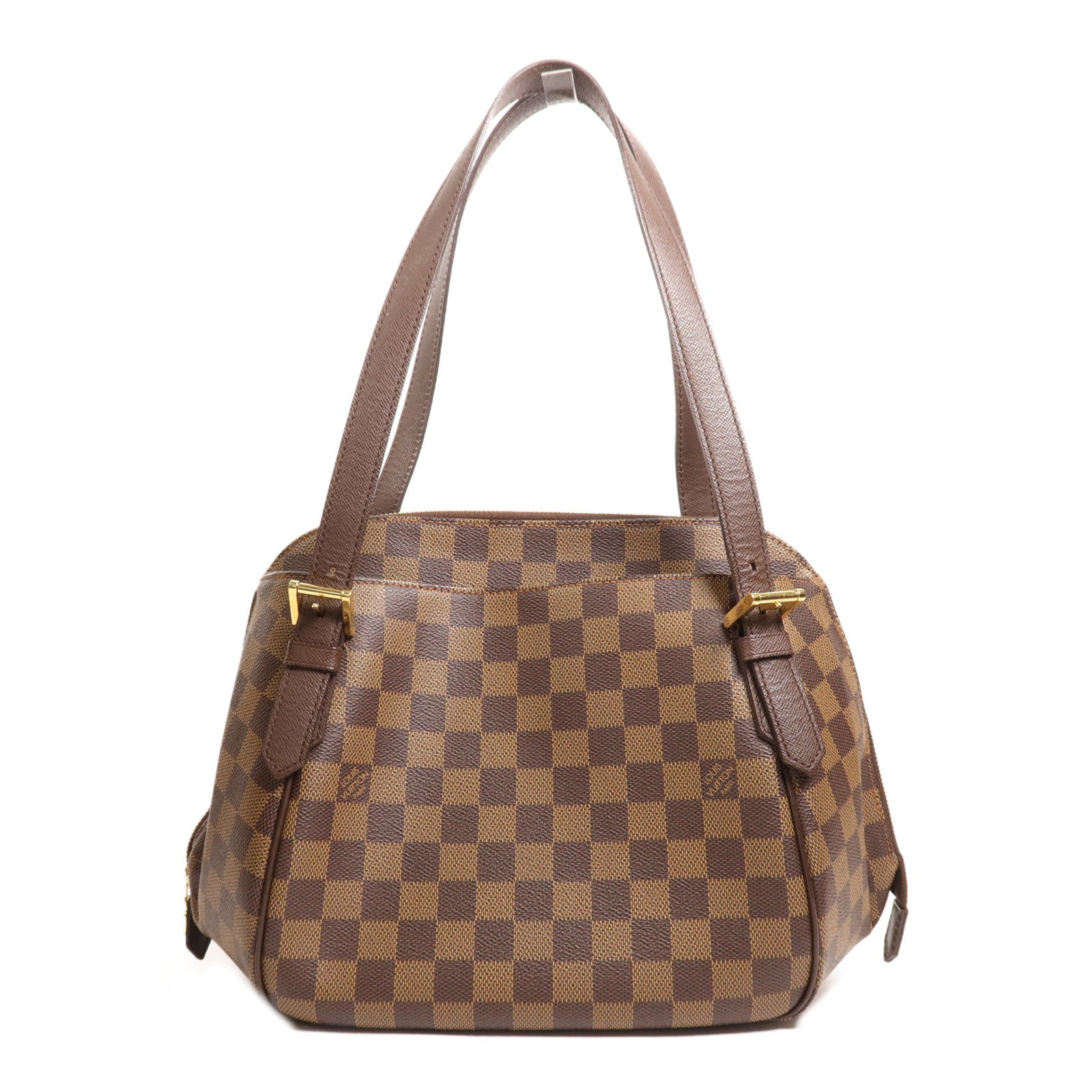 LOUIS VUITTON Damier Belem MM金扣肩背袋