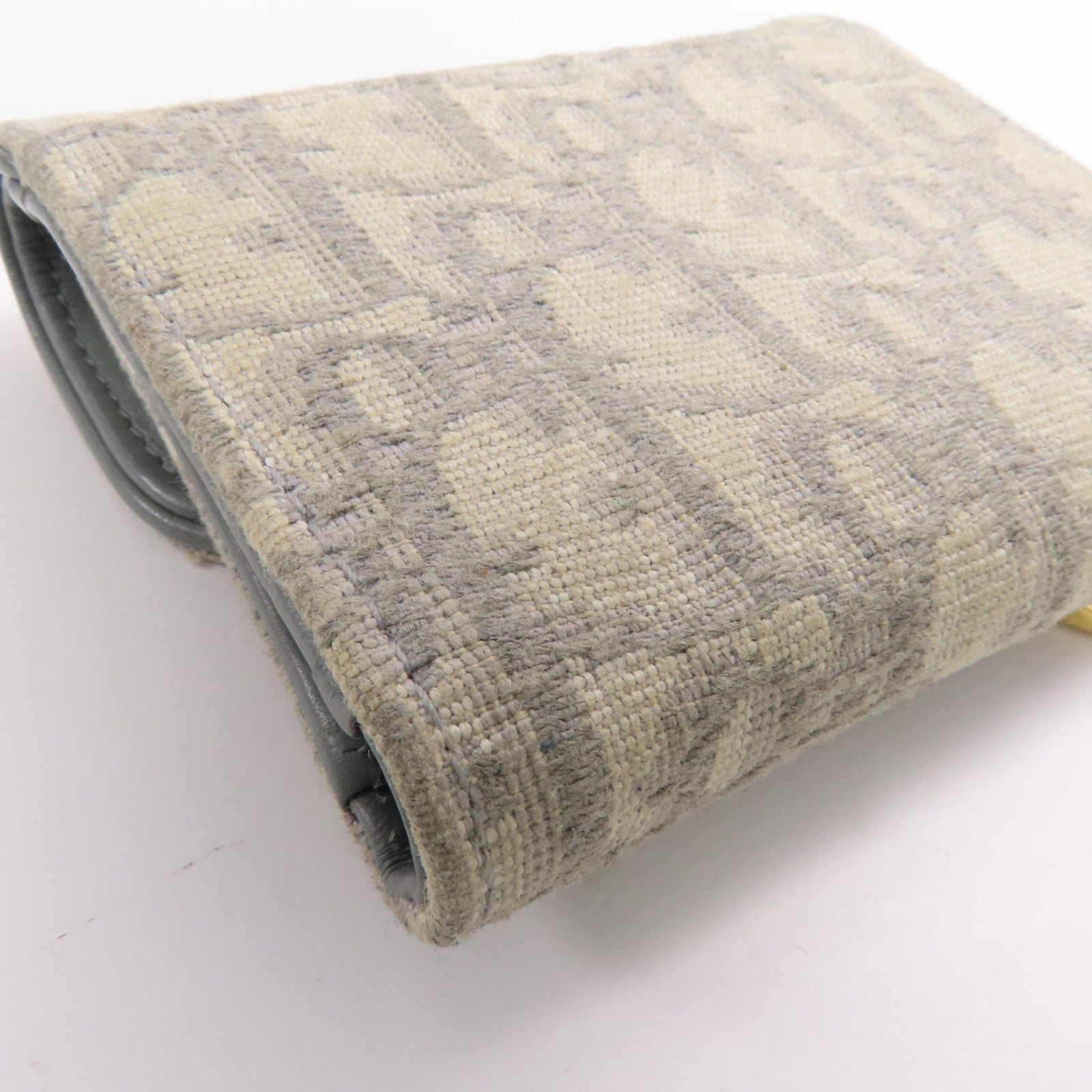 Dior 【萬聖節商品】帆布Wallet金扣錢包