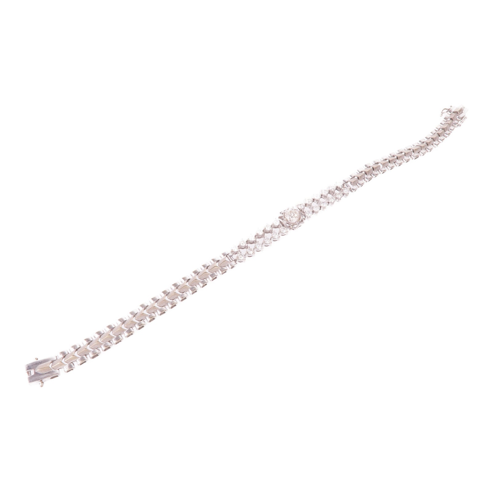 JEWELRY 【激減優惠】18K白金Diamond Bracelet鑽石手鏈