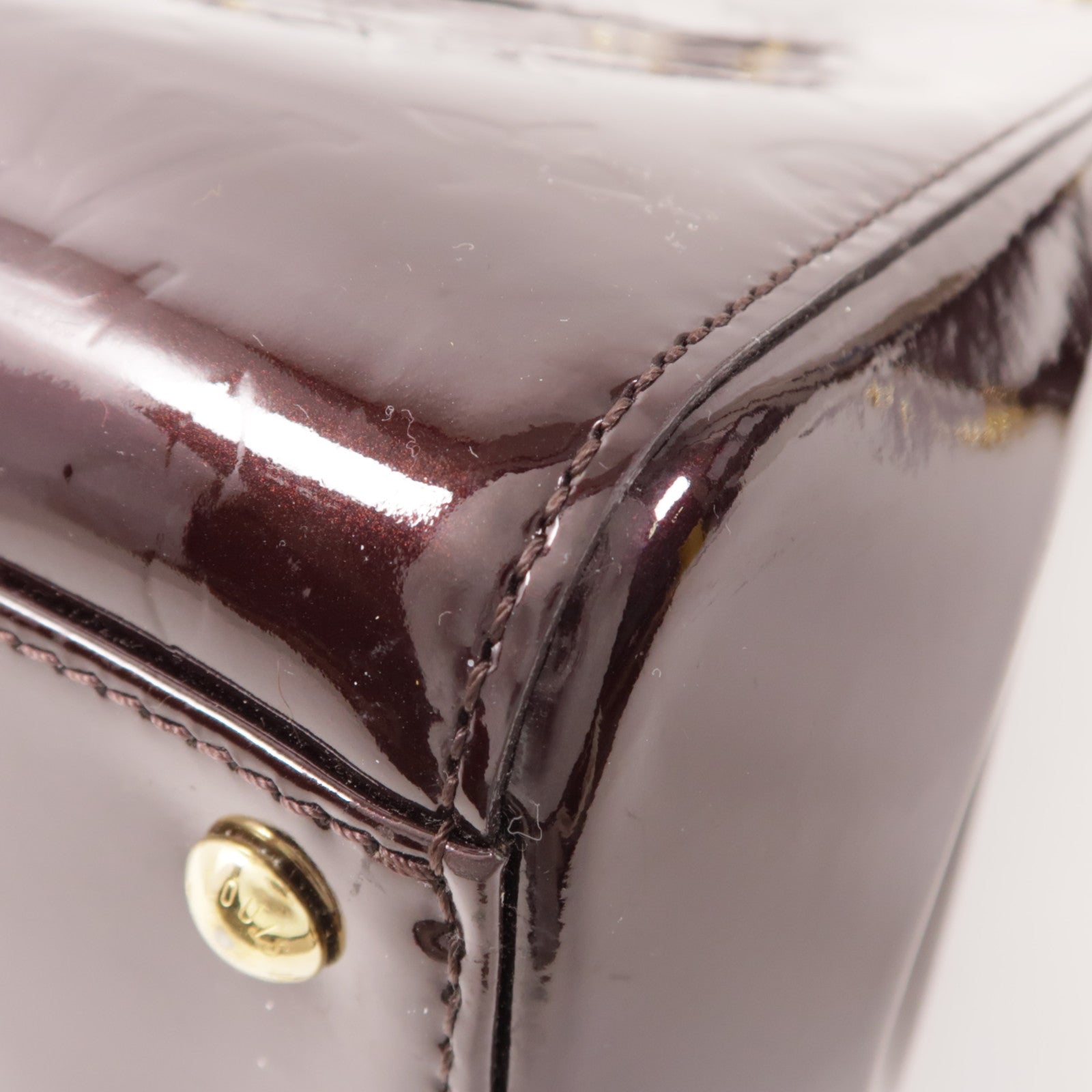 LOUIS VUITTON Monogram Vernis Brea MM金扣手挽肩背兩用袋