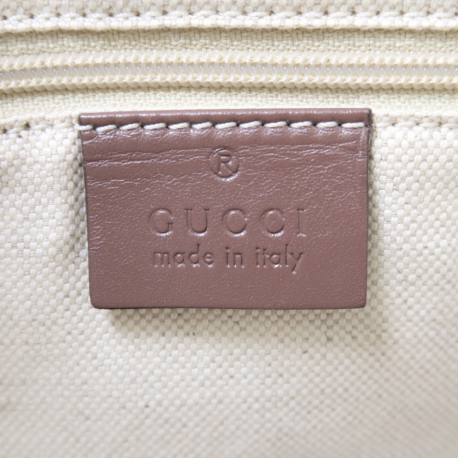 GUCCI 帆布Sukey Tote金扣手挽肩背兩用袋棕色/紫色