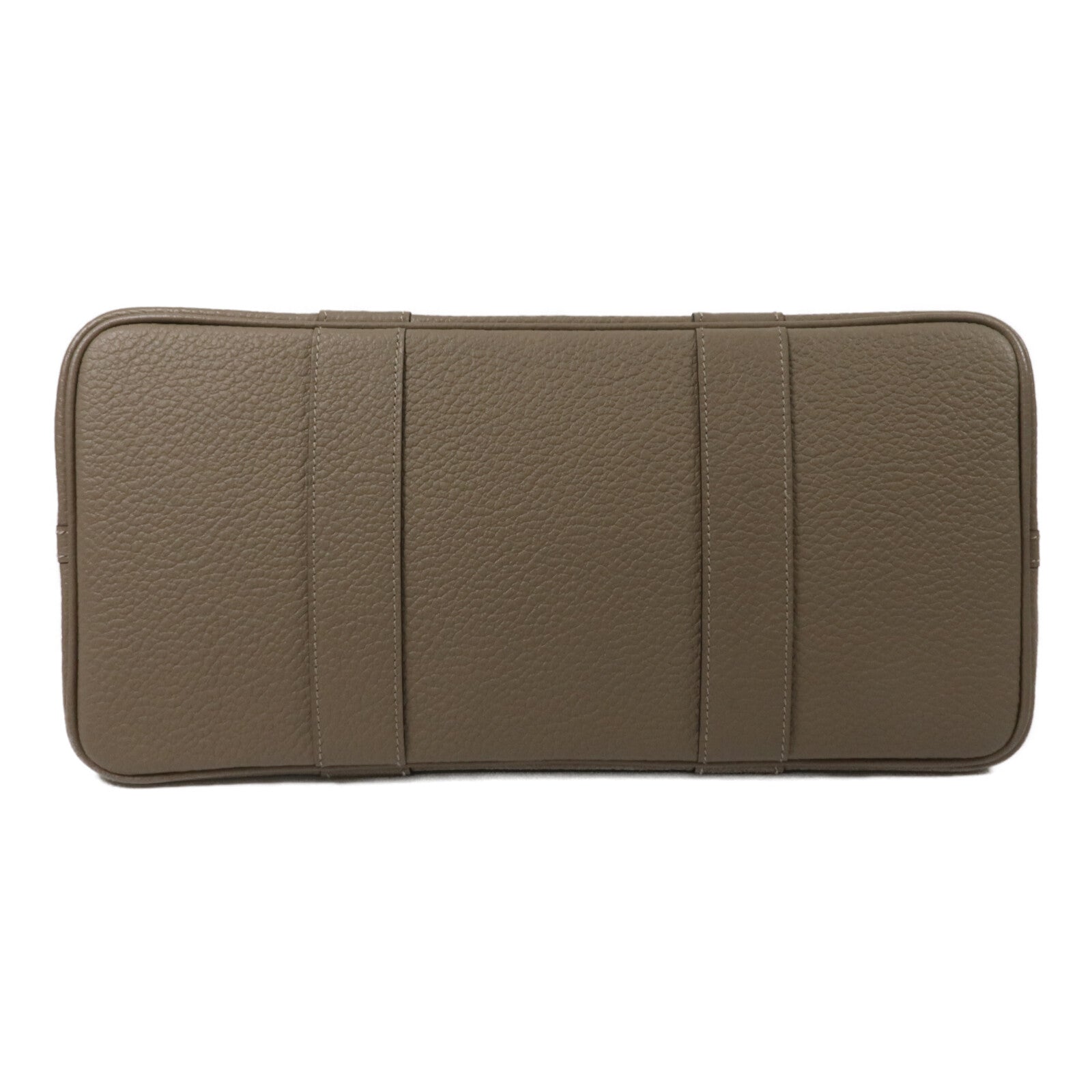 HERMES Negonda皮革Garden Party PM手挽袋Gris Tourterelle