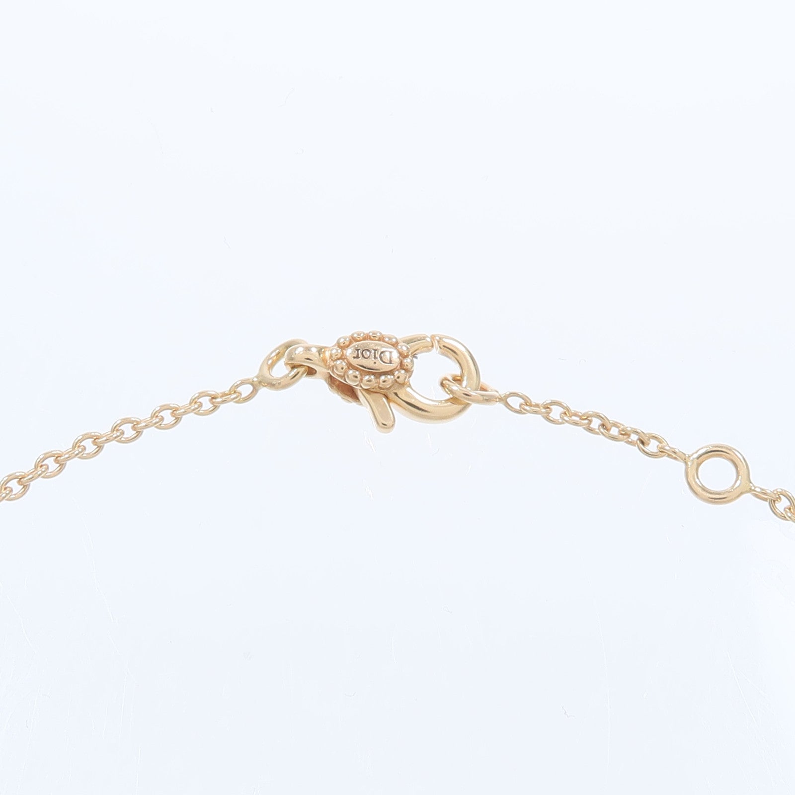 Dior 18K玫瑰金Rose Des Vents Bracelet黑瑪瑙/鑽石手鏈