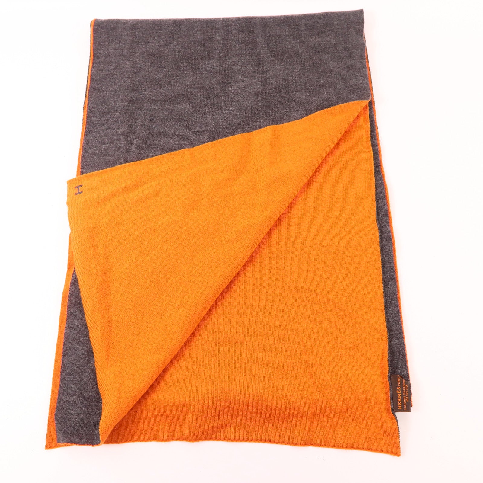 HERMES 羊絨/絲質Scarf頸巾