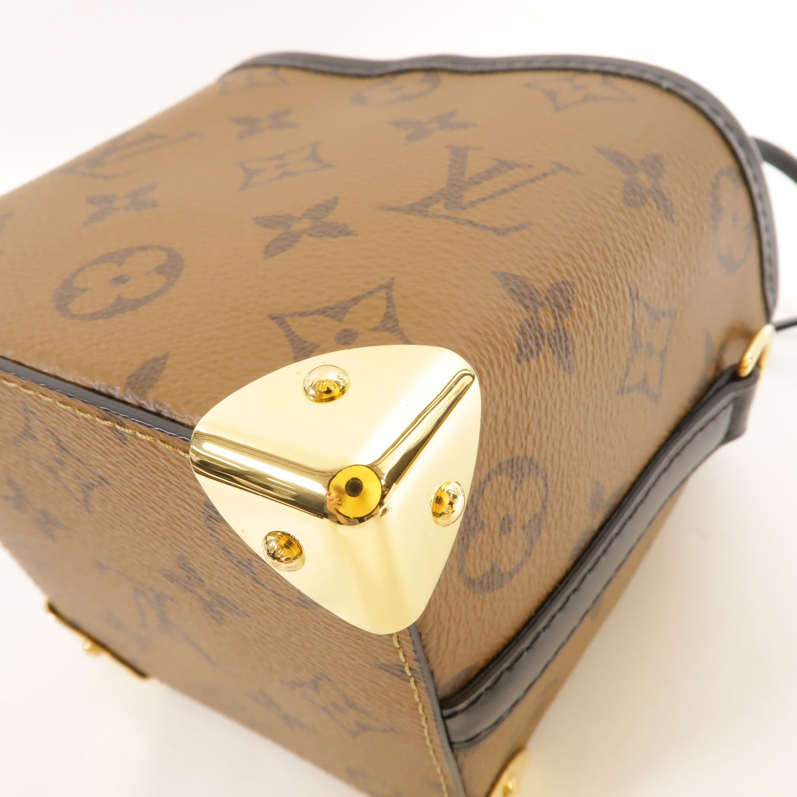 LOUIS VUITTON Monogram Reverse Noe Purse LV Charms金扣肩背袋
