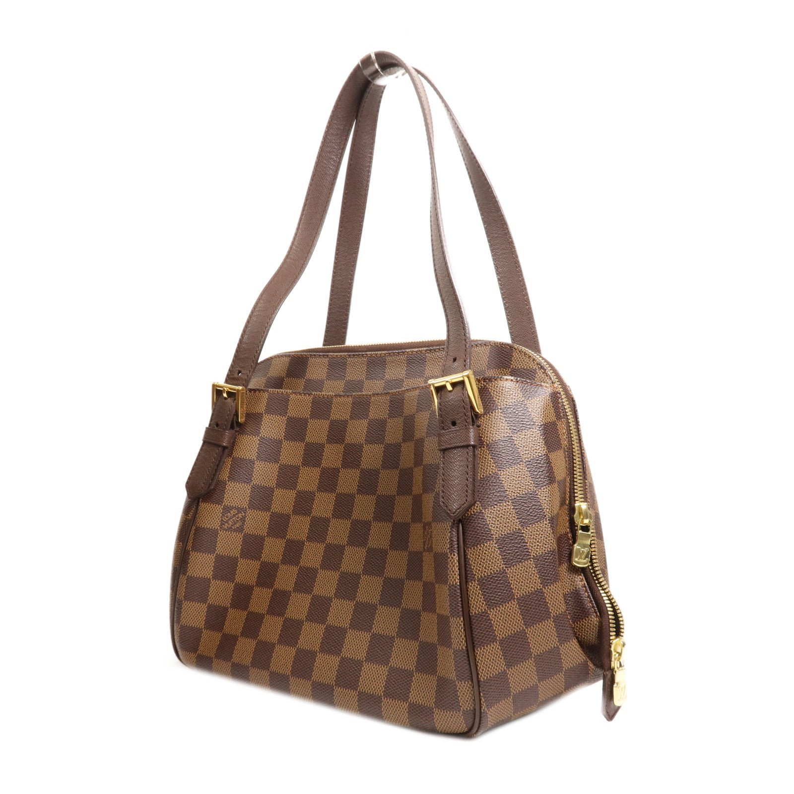 LOUIS VUITTON Damier Belem MM金扣肩背袋