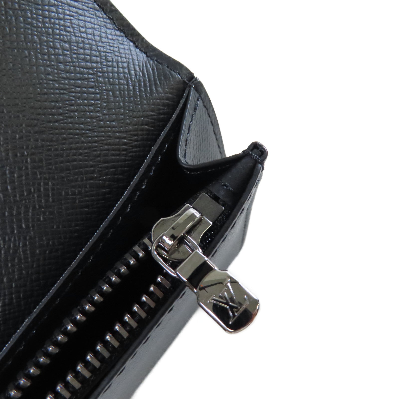 LOUIS VUITTON Monogram Eclipse Brazza Long Wallet銀扣長錢包黑色/碳灰色