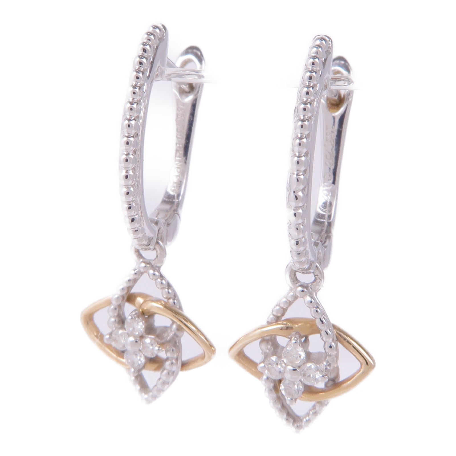 JEWELRY 18K黃金/玫瑰金Diamond Earrings鑽石耳環