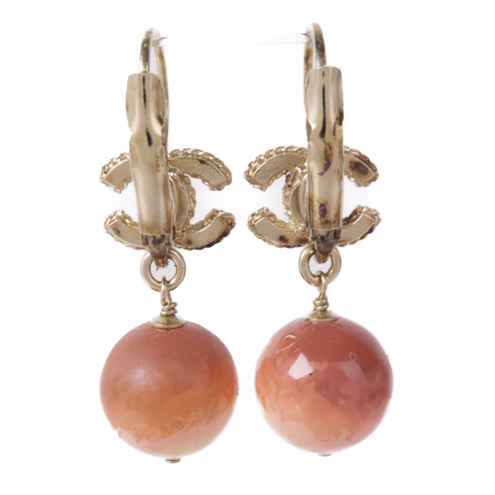 CHANEL 金屬/PVC Earrings耳環