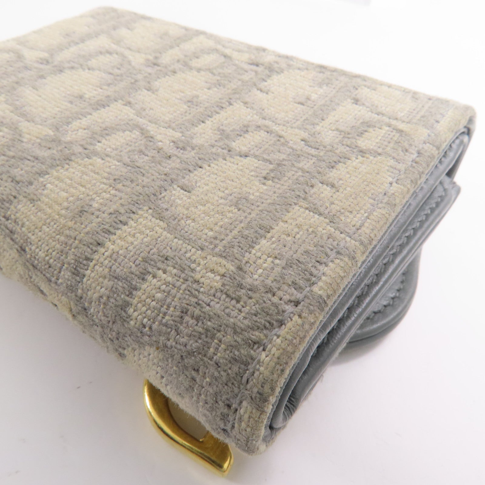 Dior 【萬聖節商品】帆布Wallet金扣錢包