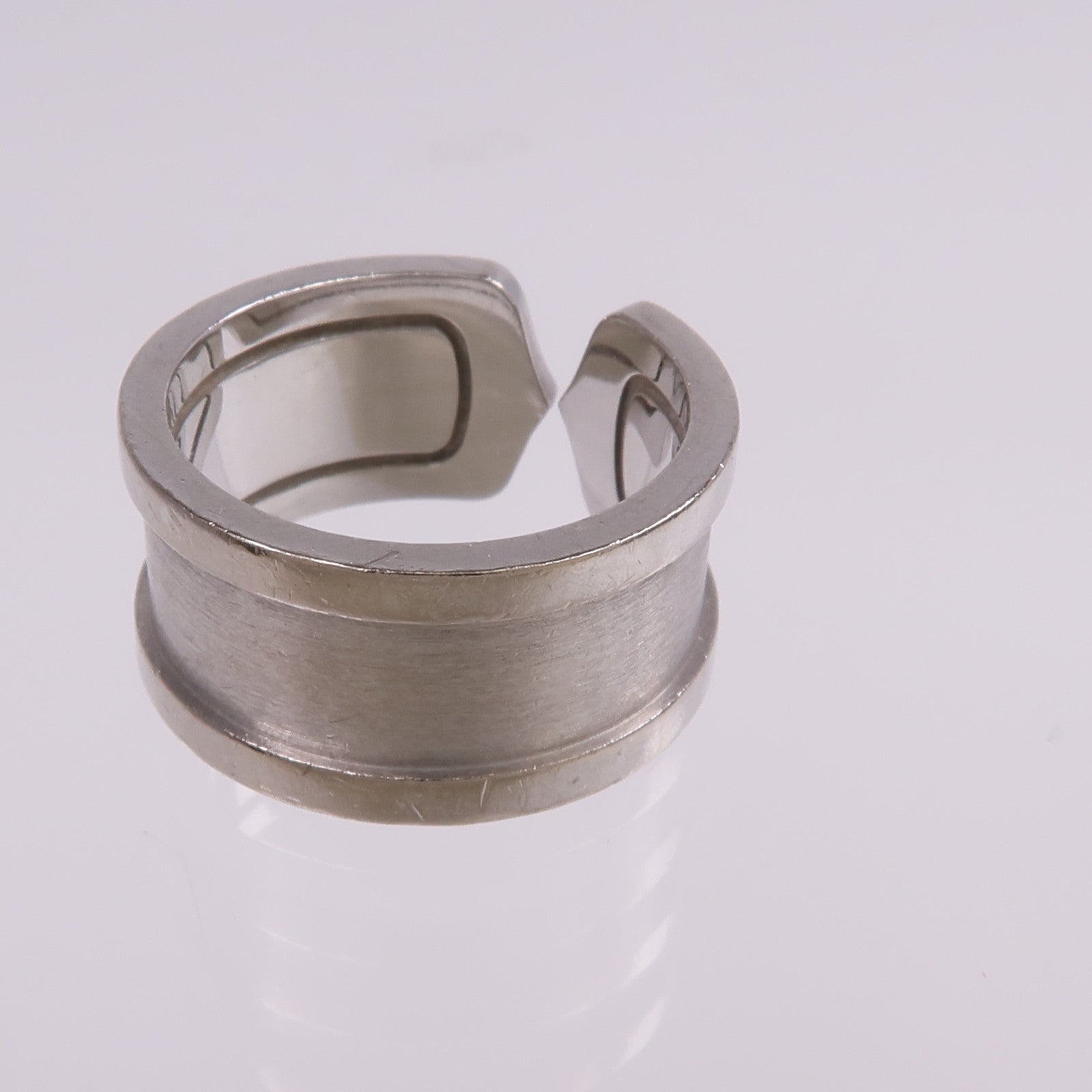CARTIER 18K白金C2 Diamond Ring鑽石戒指Cartier#52/US#6