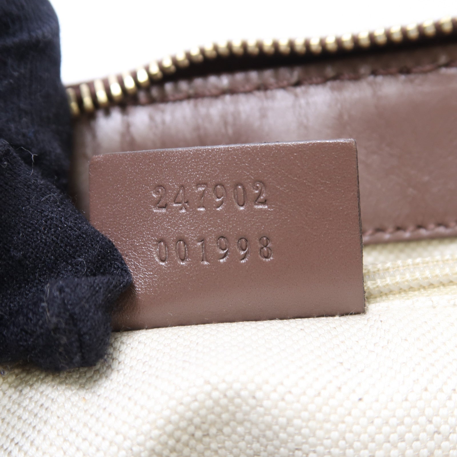GUCCI 帆布Sukey Tote金扣手挽肩背兩用袋棕色/紫色