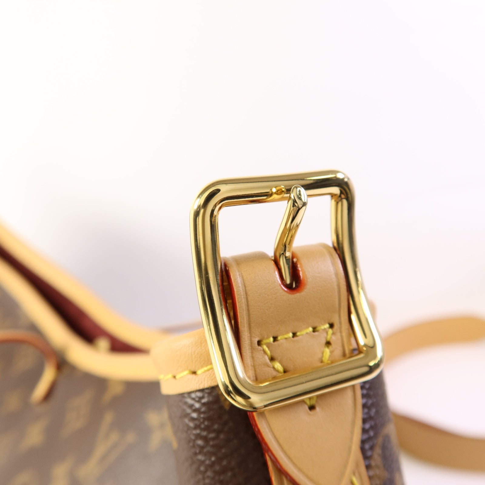 LOUIS VUITTON Monogram Carry All MM金扣肩背袋