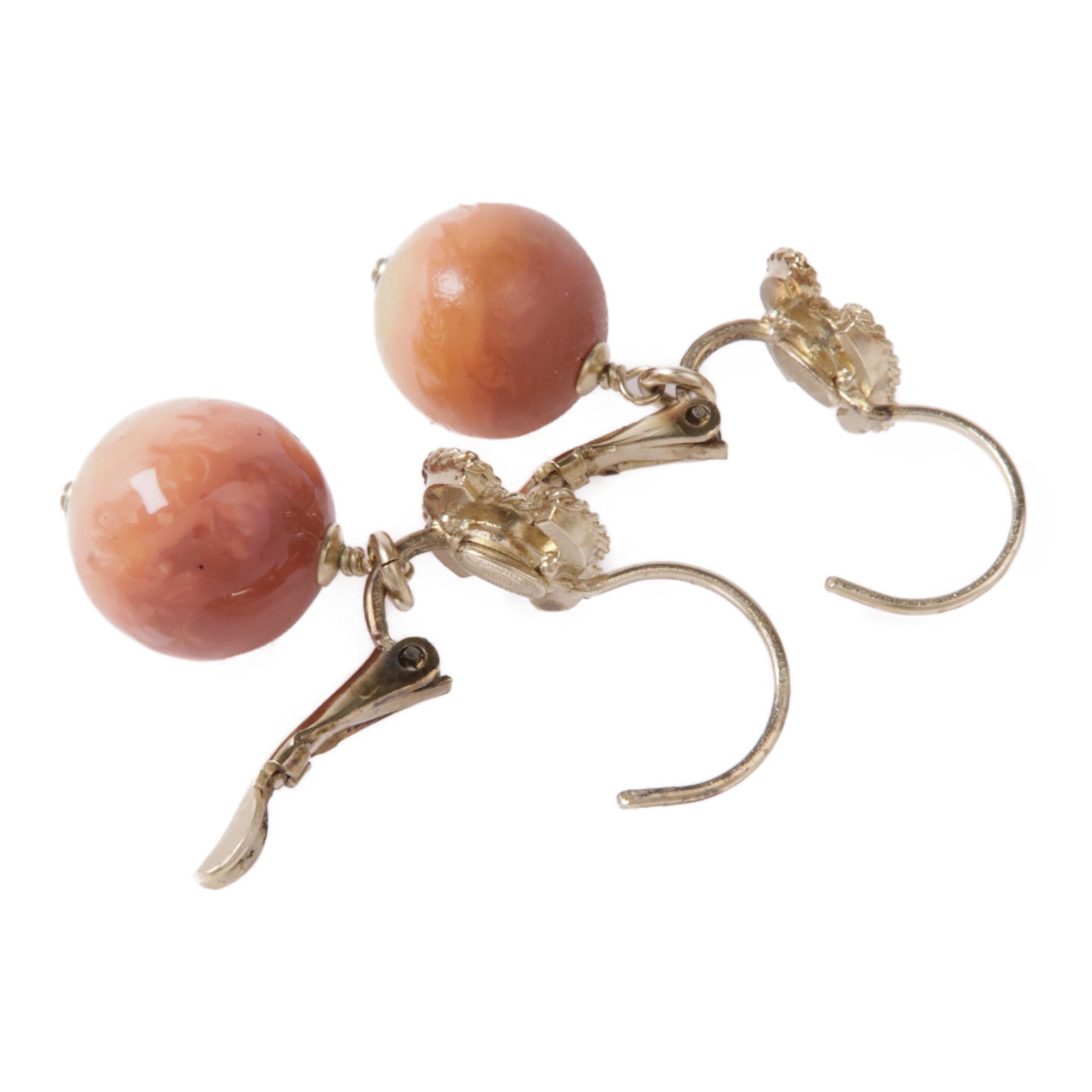 CHANEL 金屬/PVC Earrings耳環