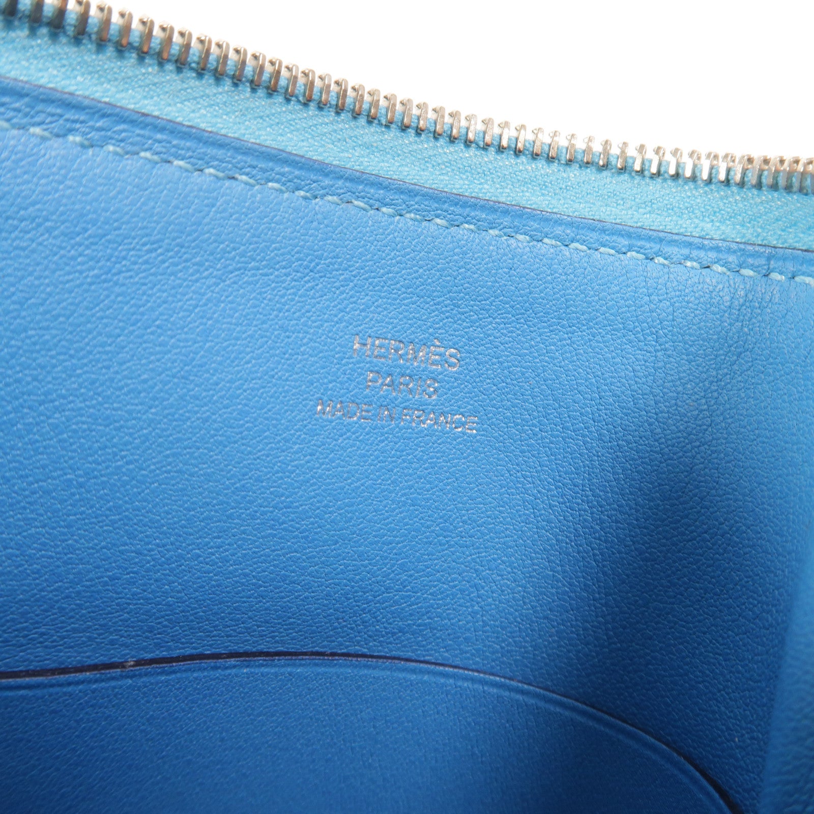 HERMES Swift皮革Carre Pocket Pouch手拿包