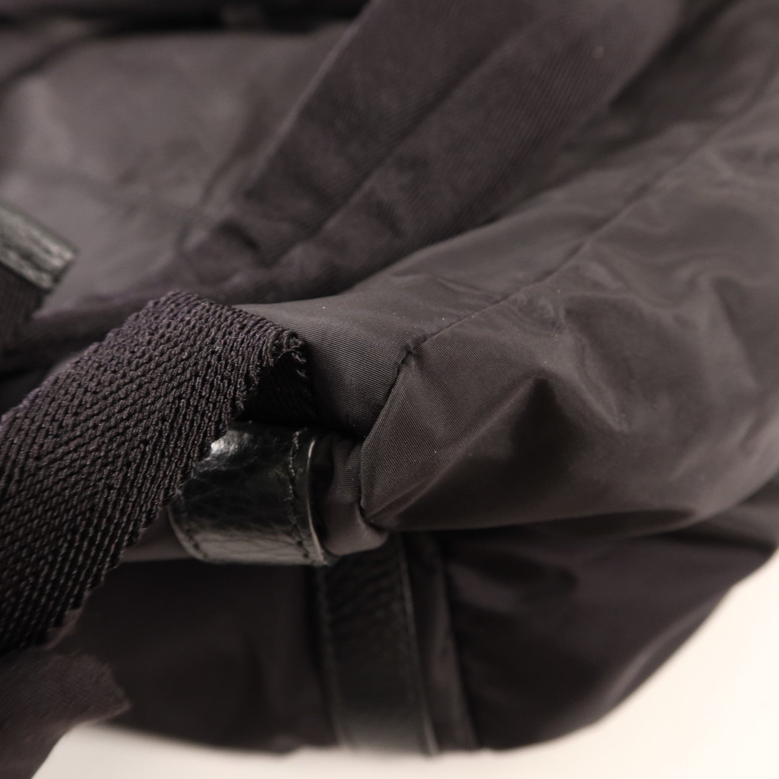 GUCCI 尼龍GG Logo Flap Drawstring Backpack銀扣背包