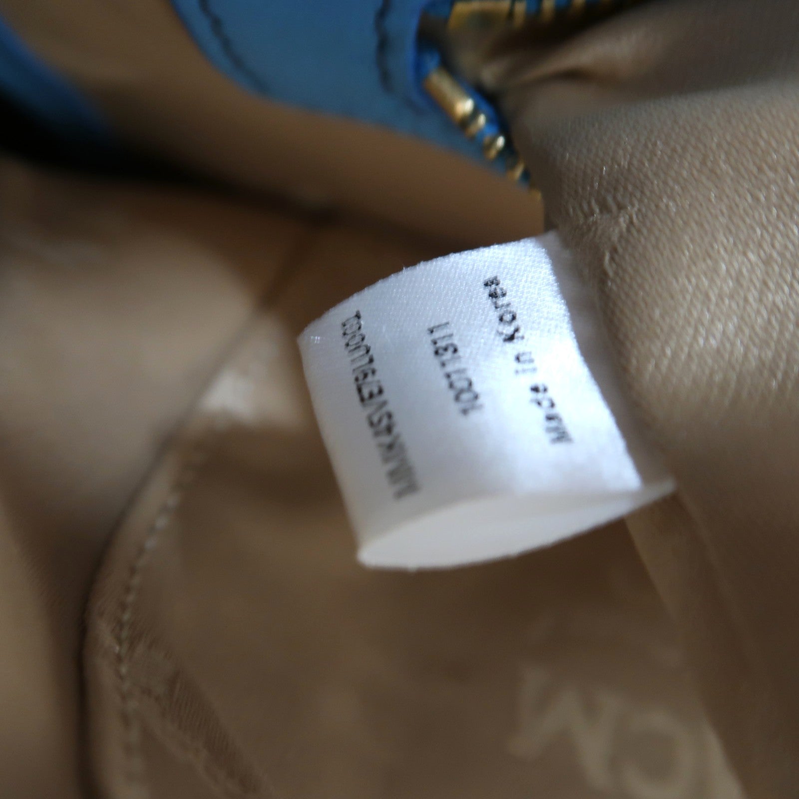 MCM 塗層帆布Backpack金扣背包