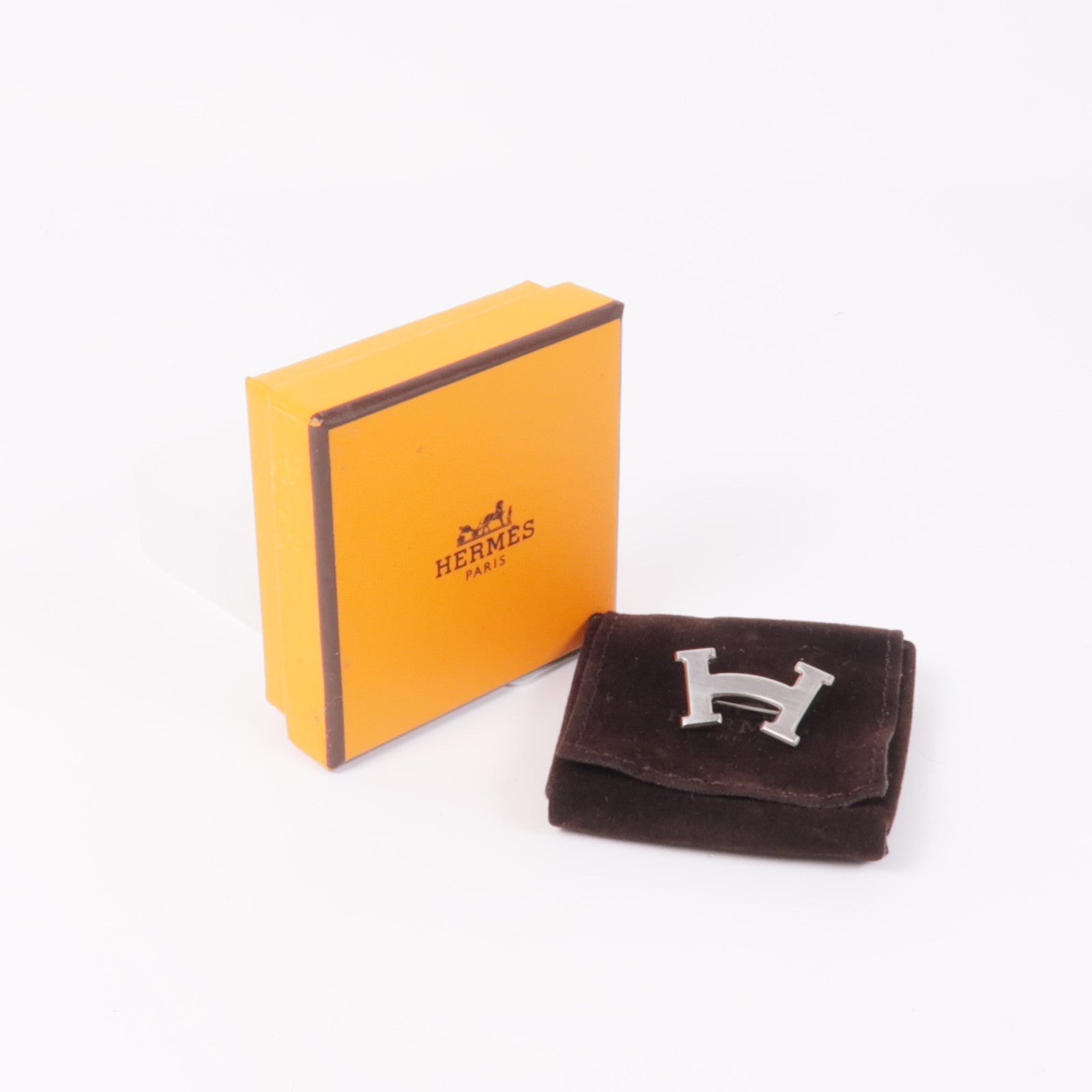 HERMES 金屬Brooch胸針Silver