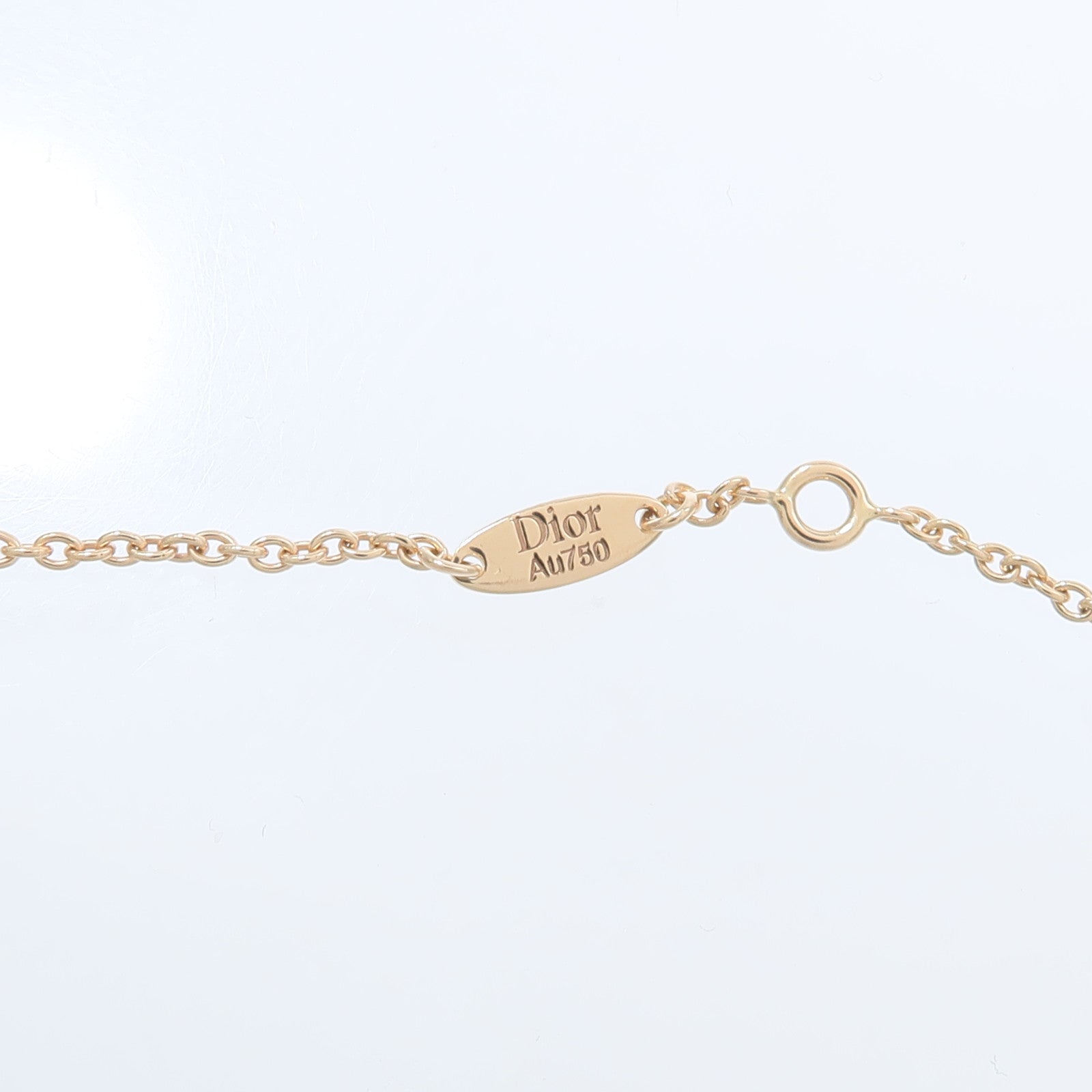Dior 18K玫瑰金Rose Des Vents Bracelet黑瑪瑙/鑽石手鏈
