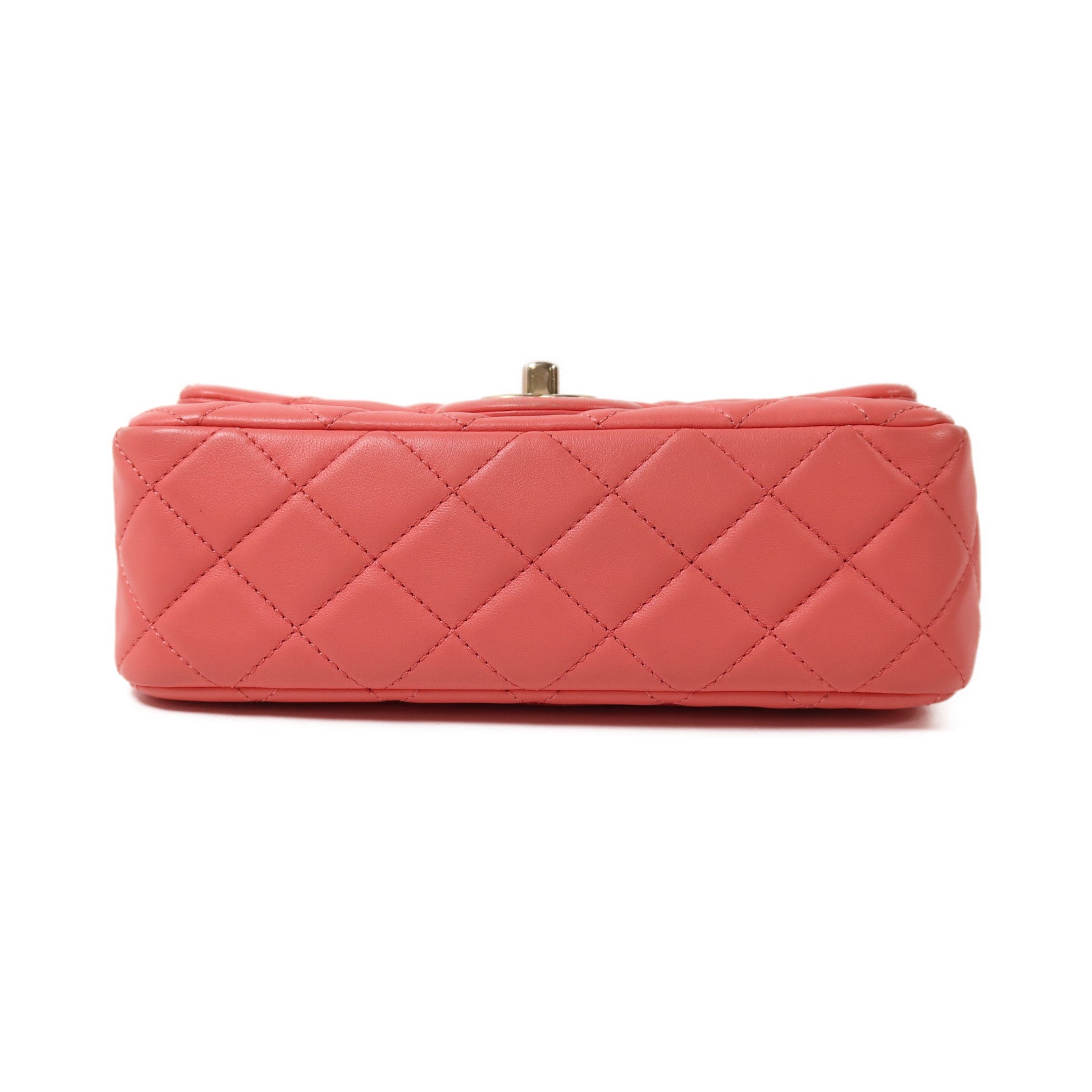 CHANEL 羊皮皮革Mini Classic 20金扣鏈帶肩背袋