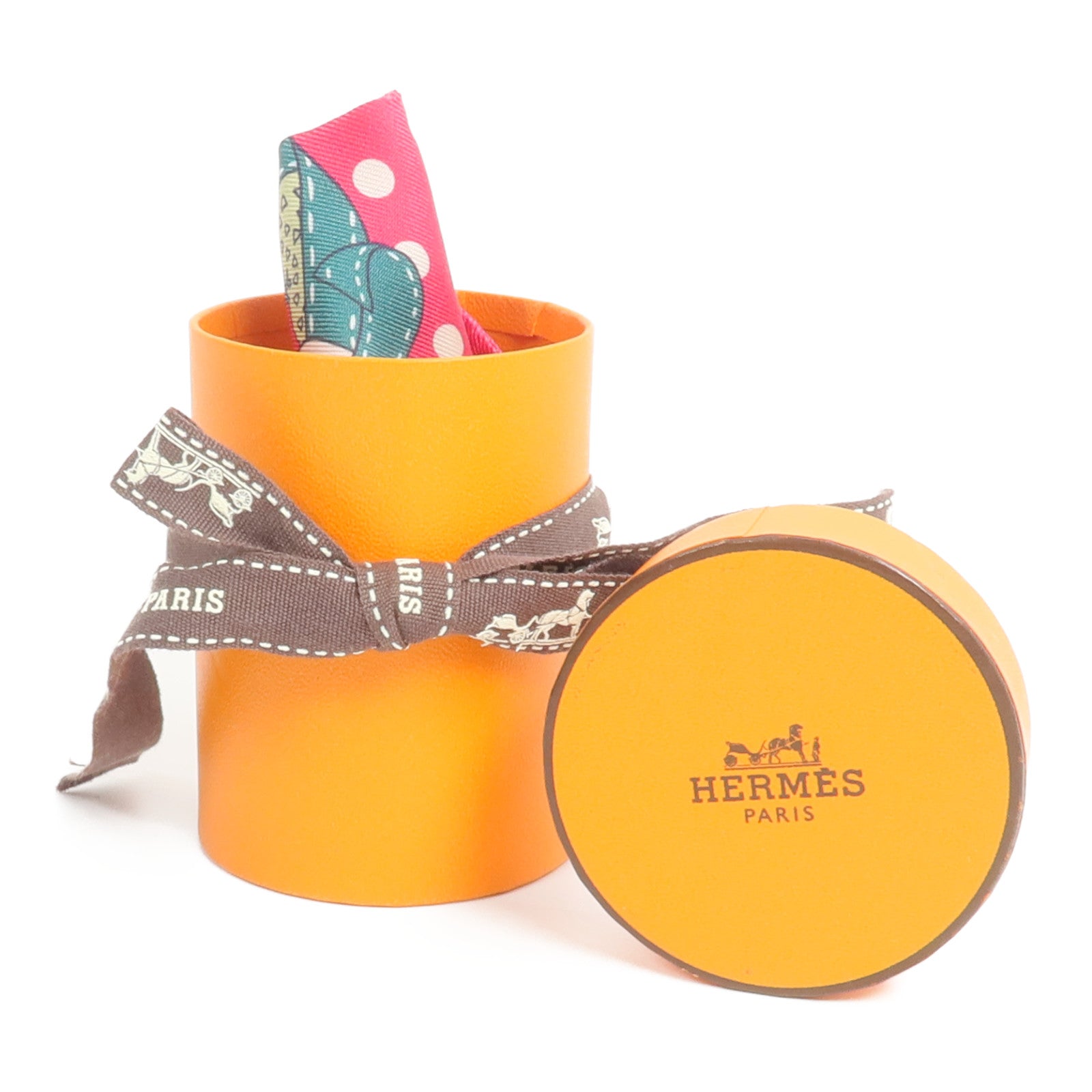 HERMES 絲質Twilly絲巾