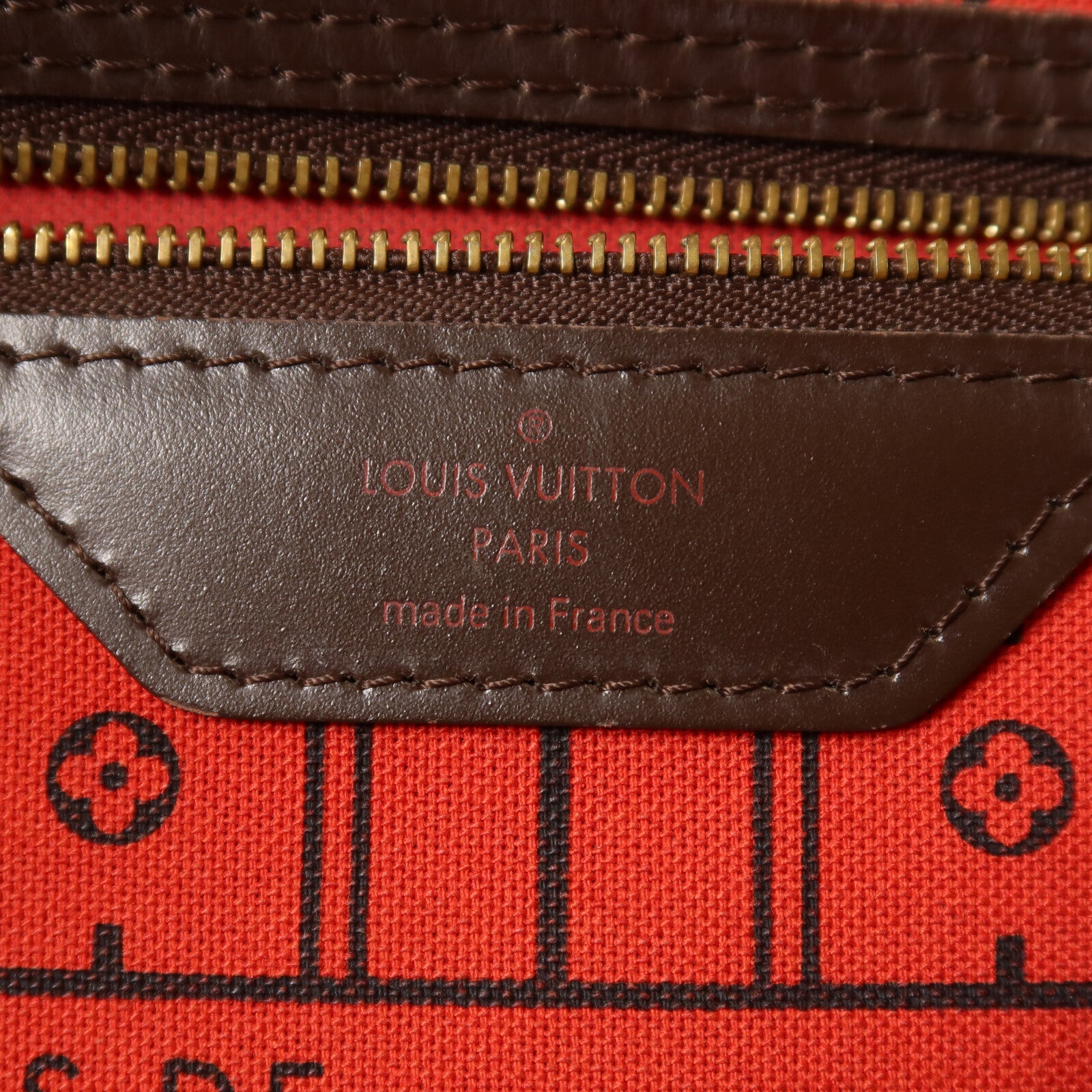 LOUIS VUITTON Damier Neverfull MM手挽袋
