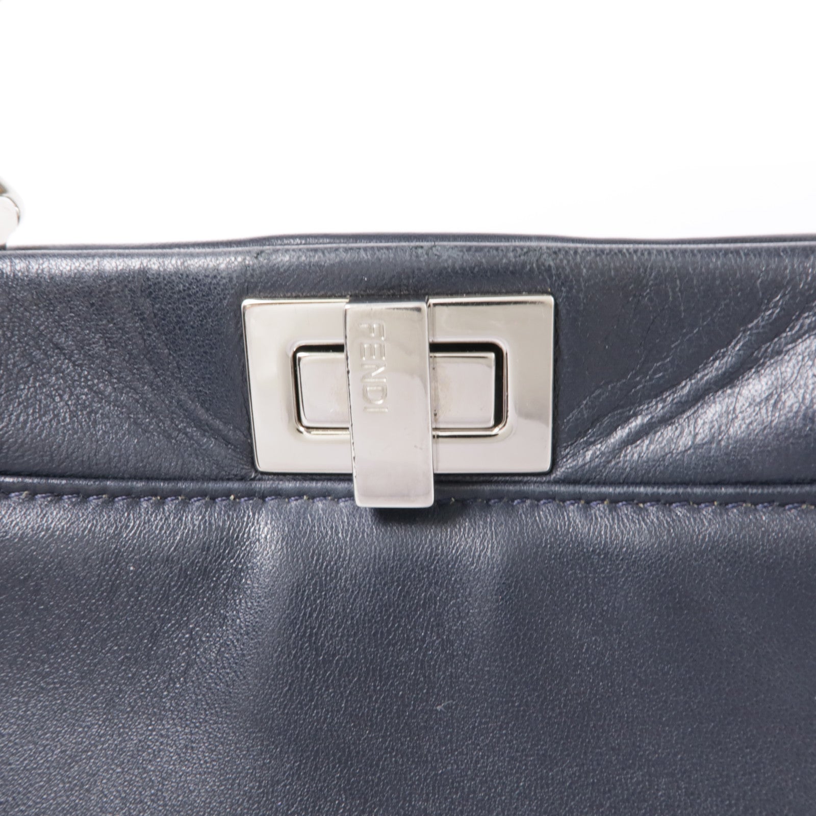 FENDI 蛇皮皮革/牛皮皮革Peekaboo手挽肩背兩用袋