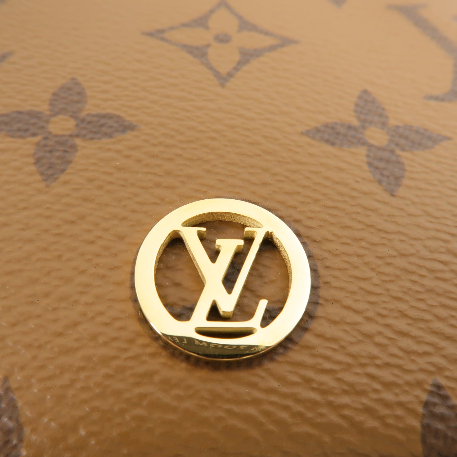 LOUIS VUITTON Monogram Reverse Noe Purse LV Charms金扣肩背袋