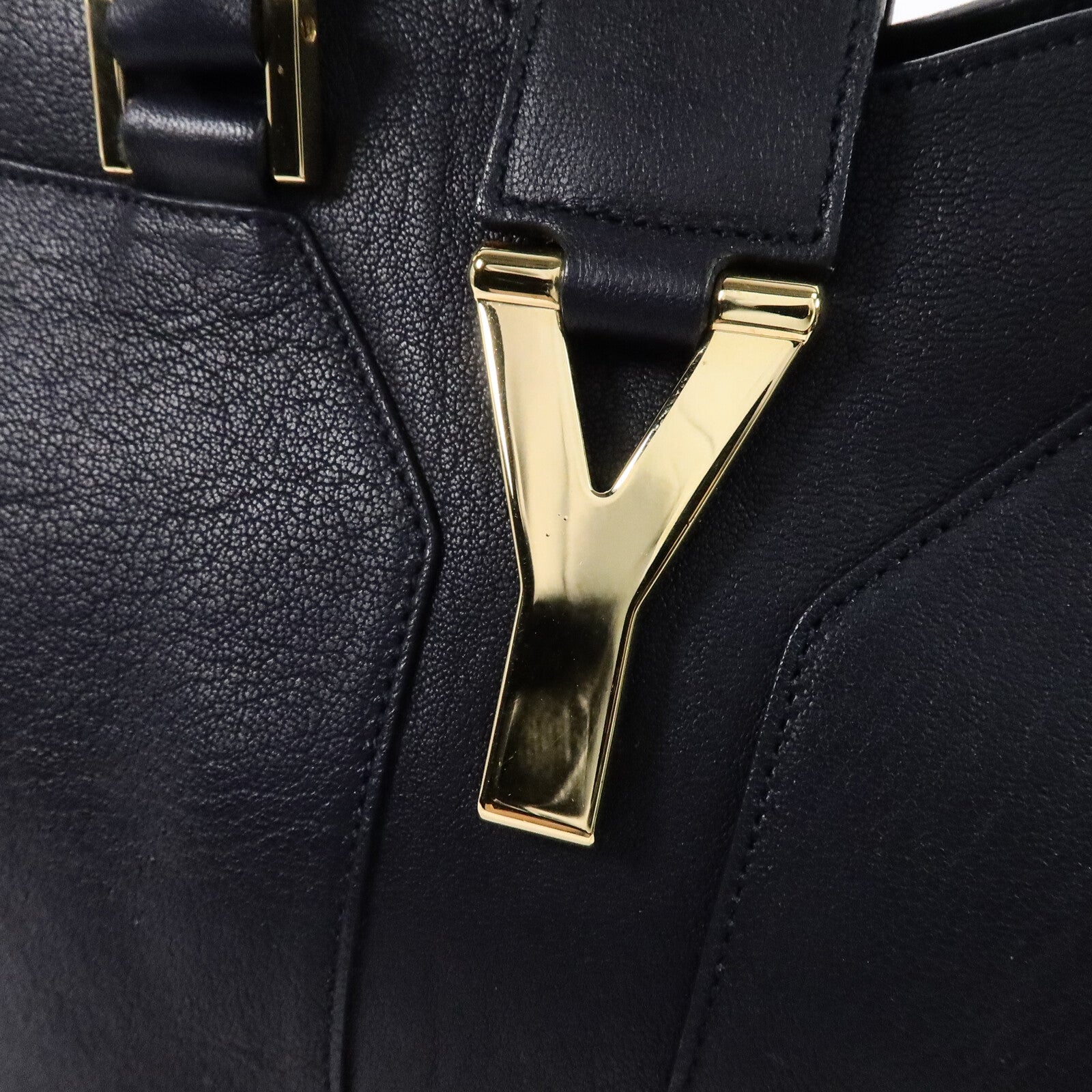 YVES SAINT LAURENT 牛皮皮革Cabas Chyc手挽肩背兩用袋